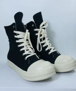 Owen Seak Men High Top Shoes Casual Women Canvas Sneakers Lace Up Zip Luxury Autumn Flats Outdoor Designer Walking Shoes