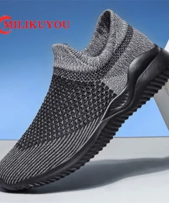Summer Shoes For Man Breathable Fashion Men's Sneakers Outdoor Casual Loafers Walking Sock Shoe Tenis Masculin Zapatillas Hombre