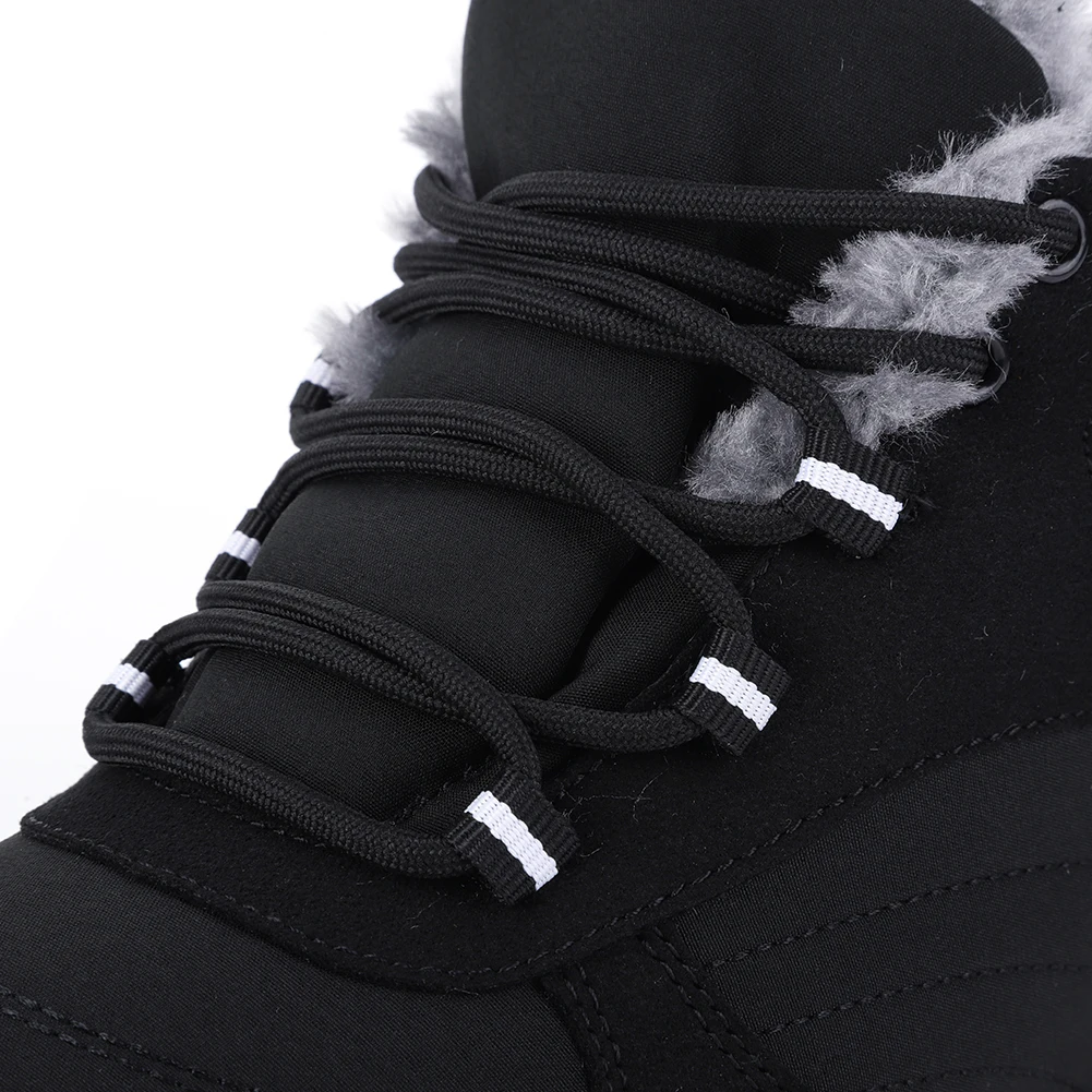 2024 Men Winter Boots Outdoor Barefoot Boots For Women Ankle Boots Plush Warm Snow Shoes Non-slip Sneakers Big Size Couple Shoes - Image 5